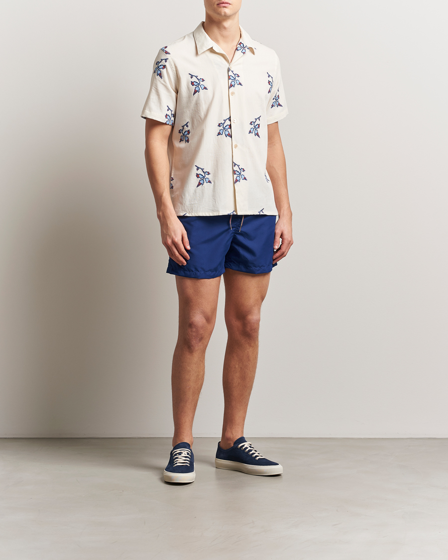 Hombres | Camisas | PS Paul Smith | Flower Short Sleeve Shirt Off White