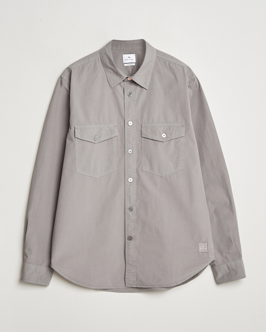 Hombres | Camisas | PS Paul Smith | Casual Fit Overshirt Grey