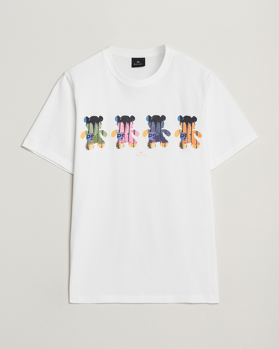 Hombres | Camisetas | PS Paul Smith | Teddy Printed T-Shirt White
