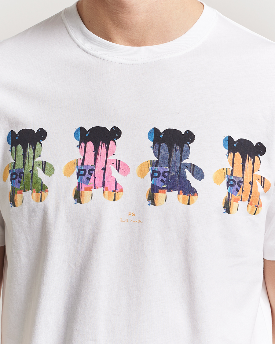 Hombres | Camisetas | PS Paul Smith | Teddy Printed T-Shirt White