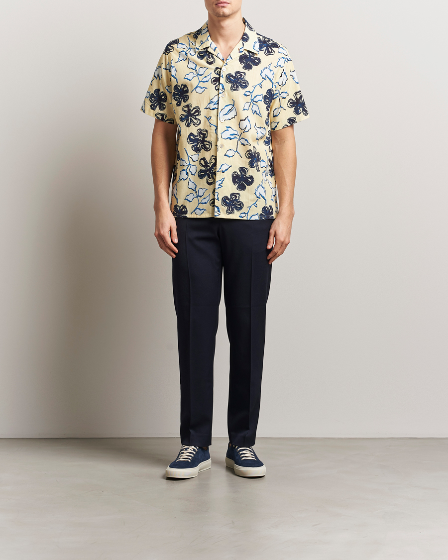 Hombres | Camisas | PS Paul Smith | Floral Short Sleeve Shirt Yellow