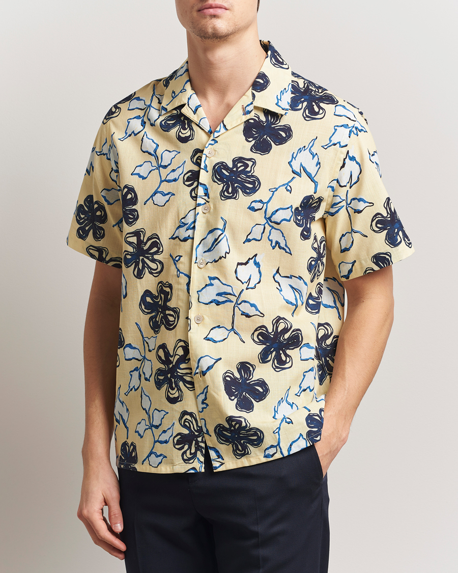 Hombres | Camisas | PS Paul Smith | Floral Short Sleeve Shirt Yellow