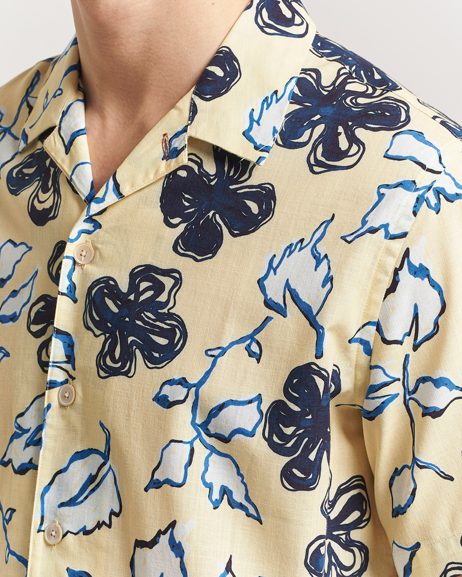 Hombres | Camisas | PS Paul Smith | Floral Short Sleeve Shirt Yellow