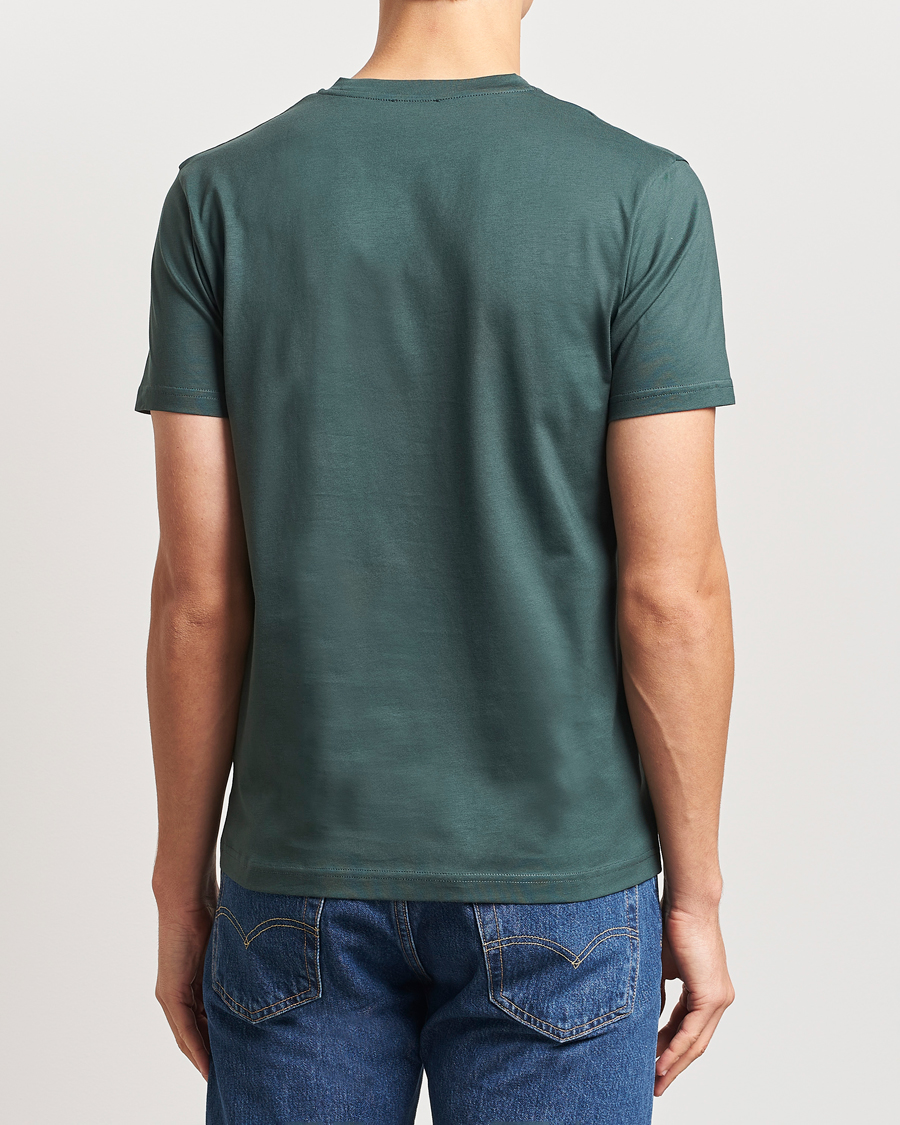 Hombres | Camisetas | Sunspel | Riviera Midweight T-Shirt Holly Green