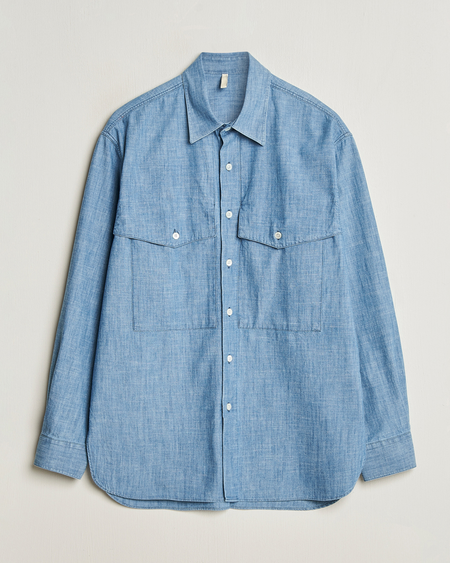 Hombres | Camisas | Sunflower | Note Shirt Mid Blue