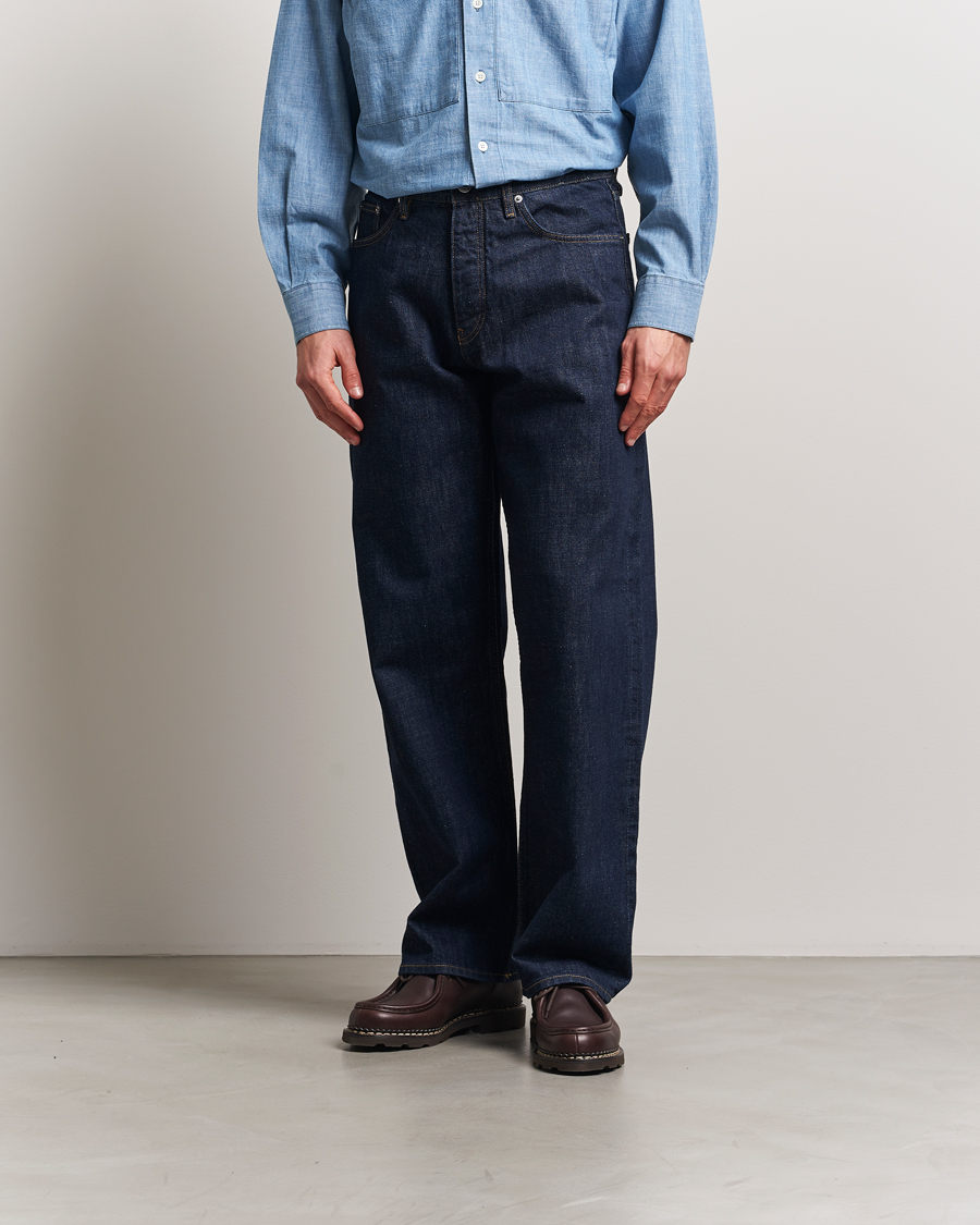Hombres | Camisas | Sunflower | Loose Jeans Simple Rinse Blue