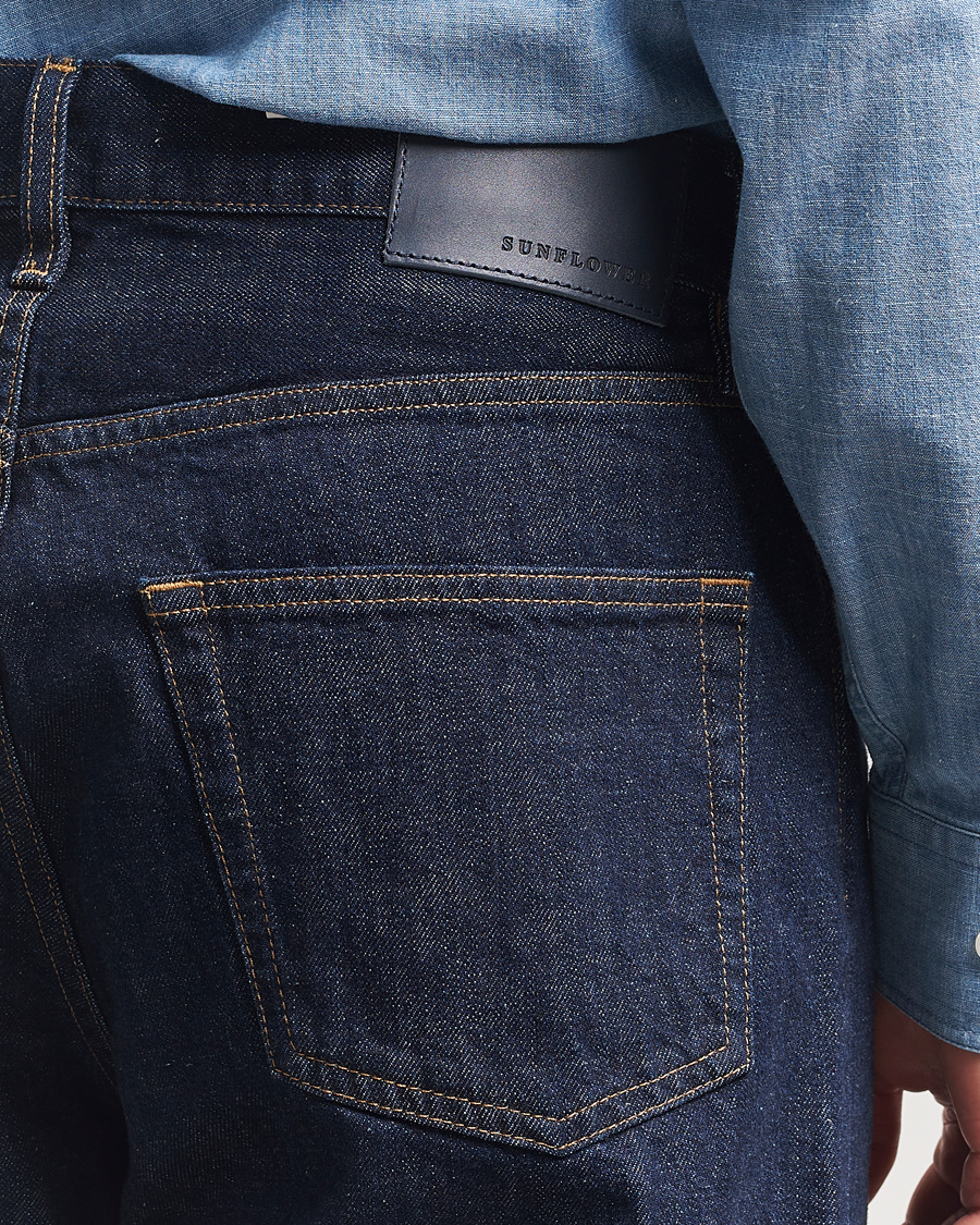 Hombres | Camisas | Sunflower | Loose Jeans Simple Rinse Blue