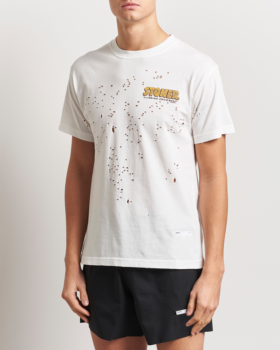 Hombres | Camisetas | Satisfy | Stoner MothTech T-Shirt Off White