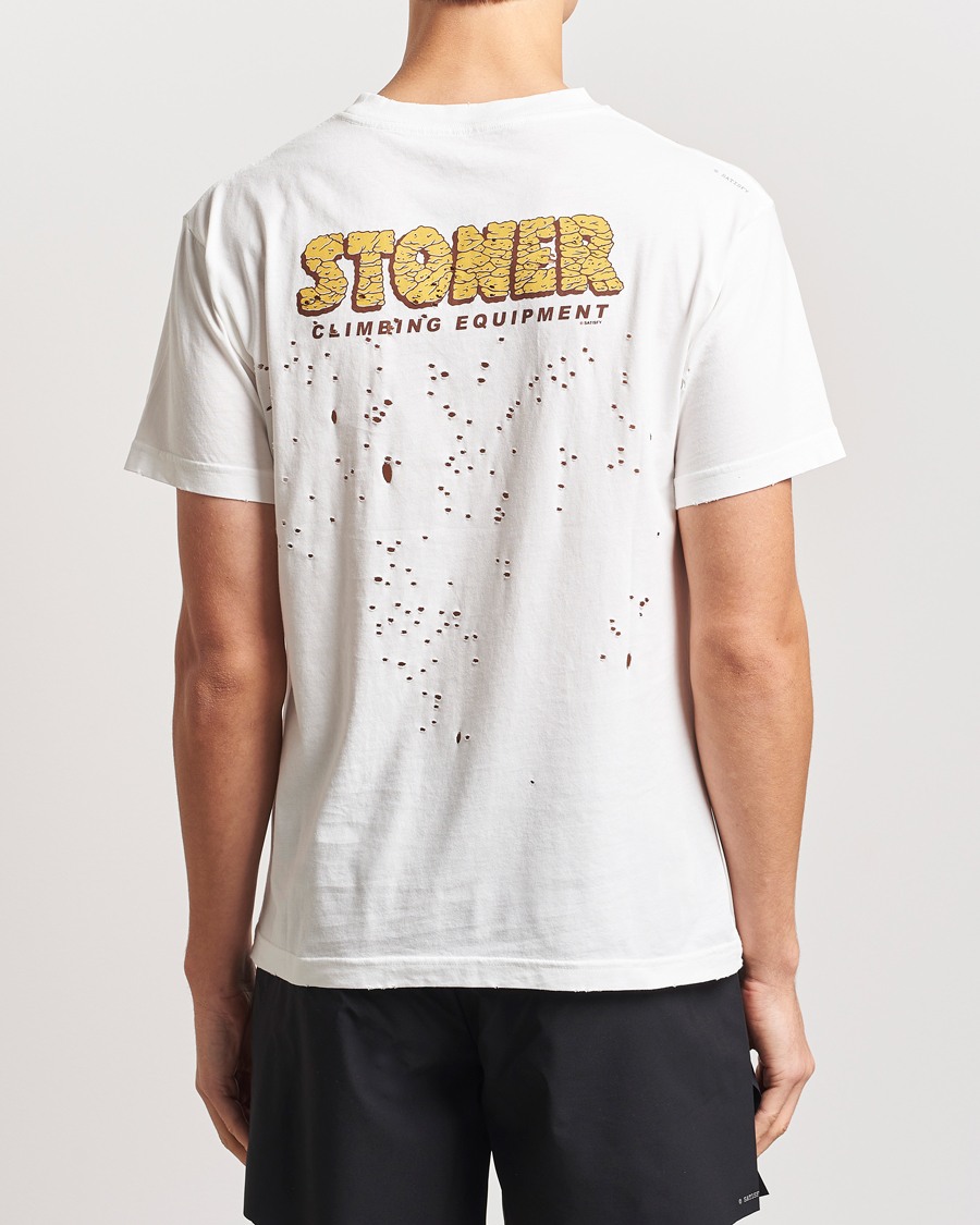 Hombres | Camisetas | Satisfy | Stoner MothTech T-Shirt Off White