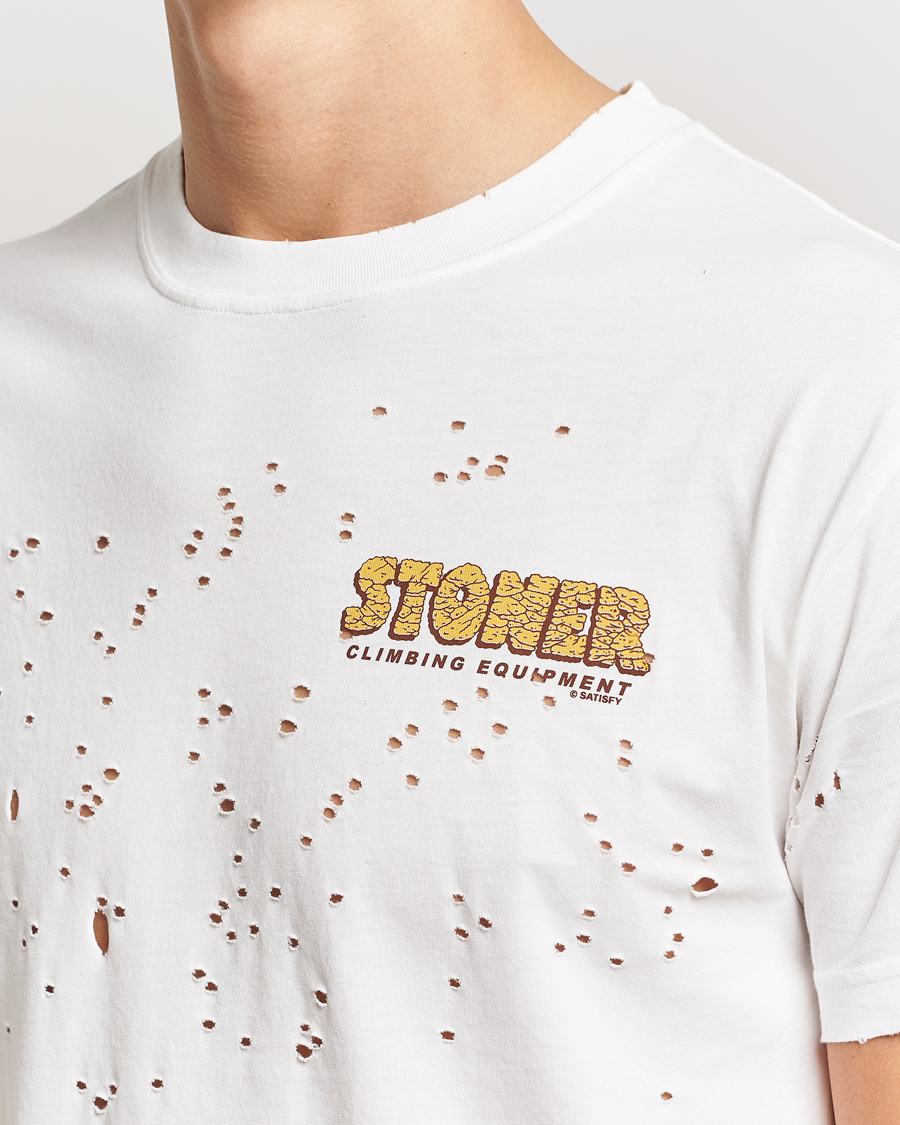 Hombres | Camisetas | Satisfy | Stoner MothTech T-Shirt Off White
