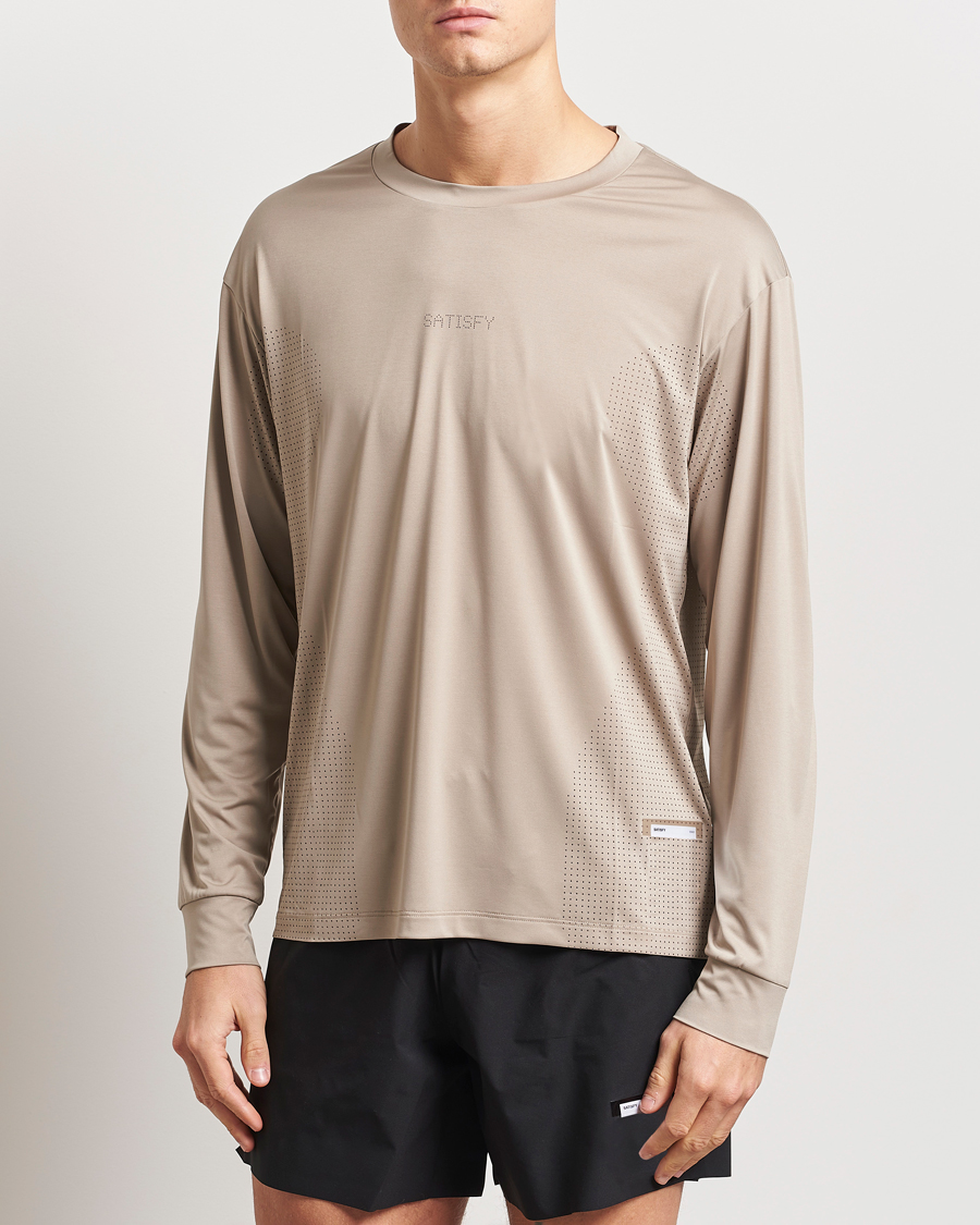 Hombres | Camisetas | Satisfy | AuraLite Air Long Sleeve T-Shirt Estaurilite