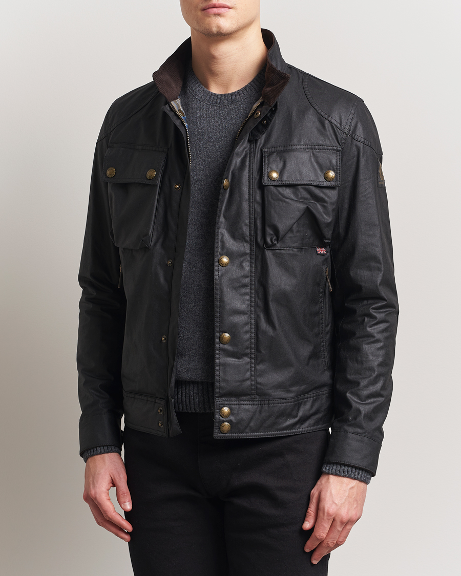 Hombres | Abrigos y chaquetas | Belstaff | Racemaster Waxed Jacket Black