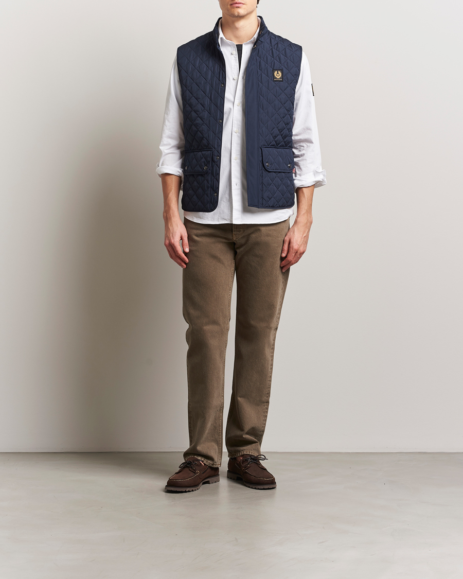 Hombres | Chalecos | Belstaff | Icon Gilet Dark Ink