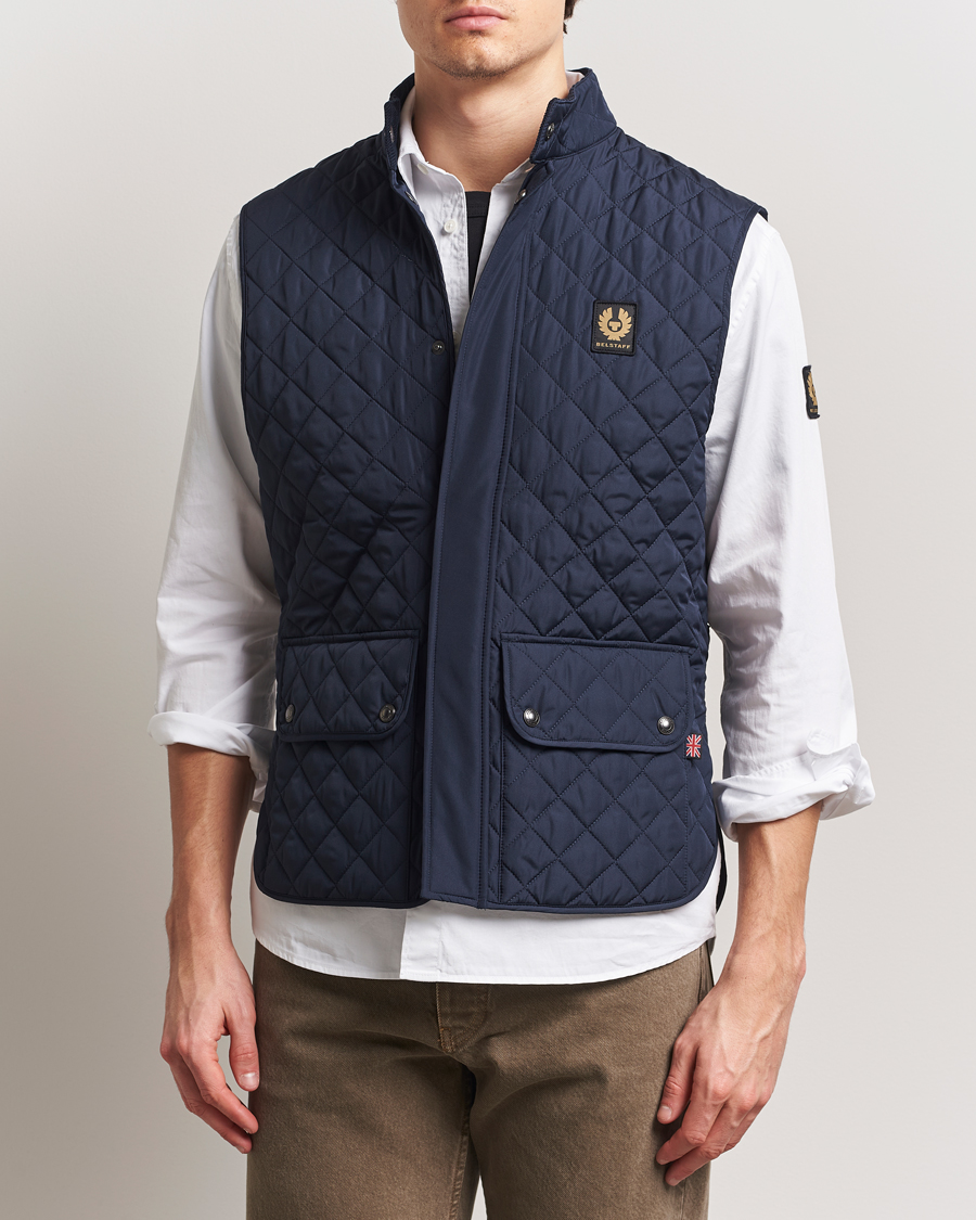 Hombres | Chalecos | Belstaff | Icon Gilet Dark Ink