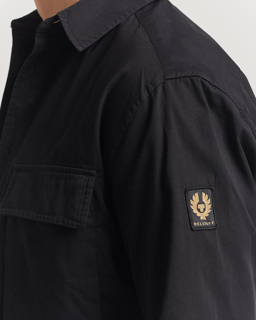 Hombres | Camisas | Belstaff | Scale Cotton Pocket Shirt Black