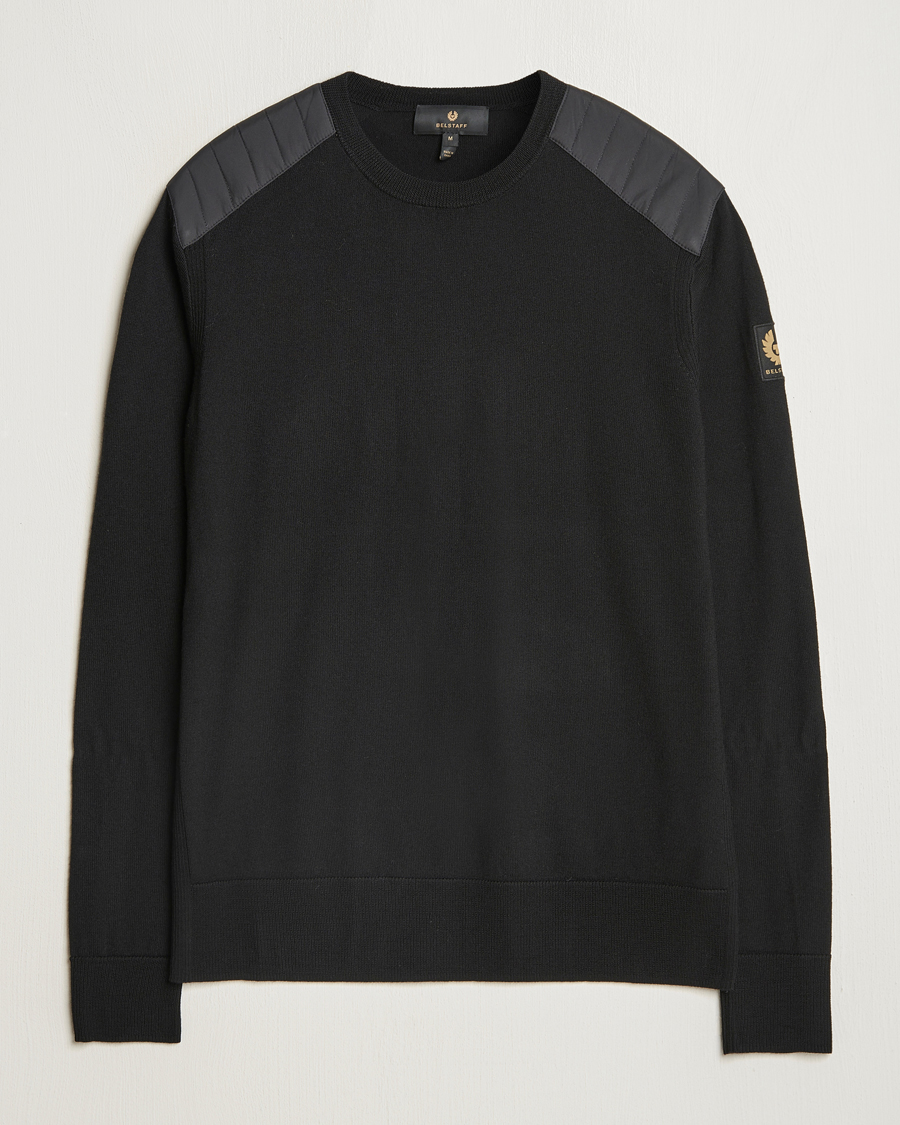 Hombres | Jerséis y prendas de punto | Belstaff | Kerrigan Crewneck Jumper Black