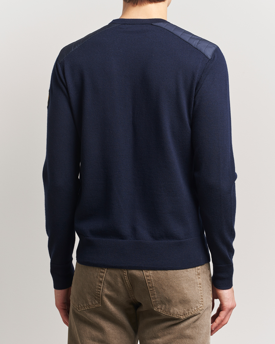Hombres | Jerséis y prendas de punto | Belstaff | Kerrigan Crewneck Jumper Dark Ink