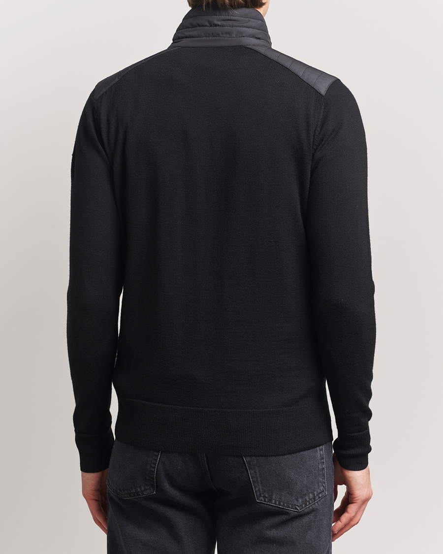 Hombres | Jerséis y prendas de punto | Belstaff | Kilmington Quarter Zip Jumper Black