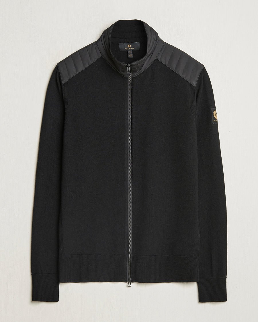 Hombres | Jerséis y prendas de punto | Belstaff | Kelby Zip Cardigan Black