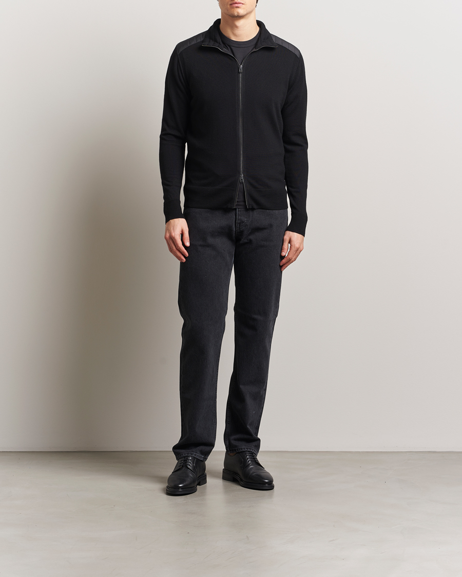 Hombres | Jerséis y prendas de punto | Belstaff | Kelby Zip Cardigan Black