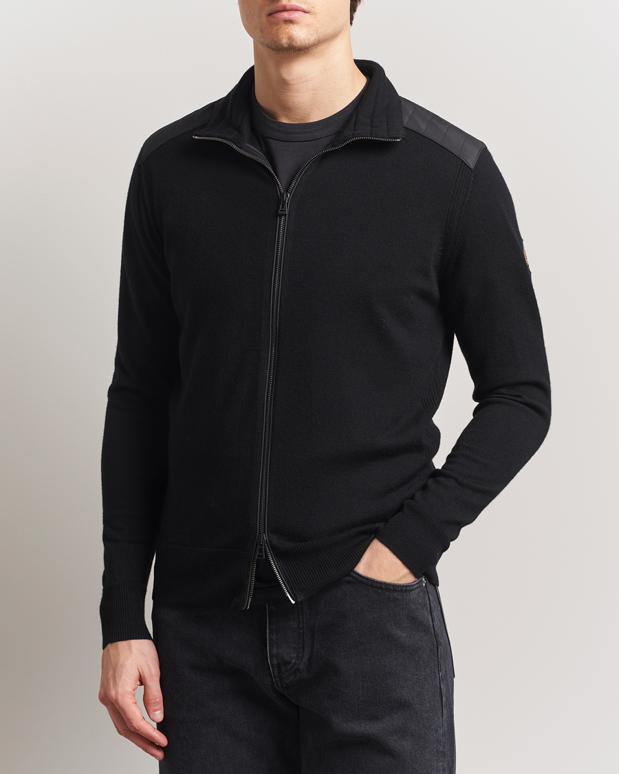 Hombres | Jerséis y prendas de punto | Belstaff | Kelby Zip Cardigan Black