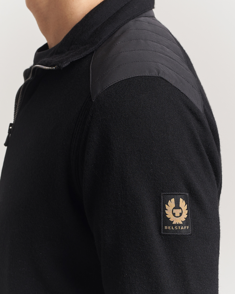 Hombres | Jerséis y prendas de punto | Belstaff | Kelby Zip Cardigan Black