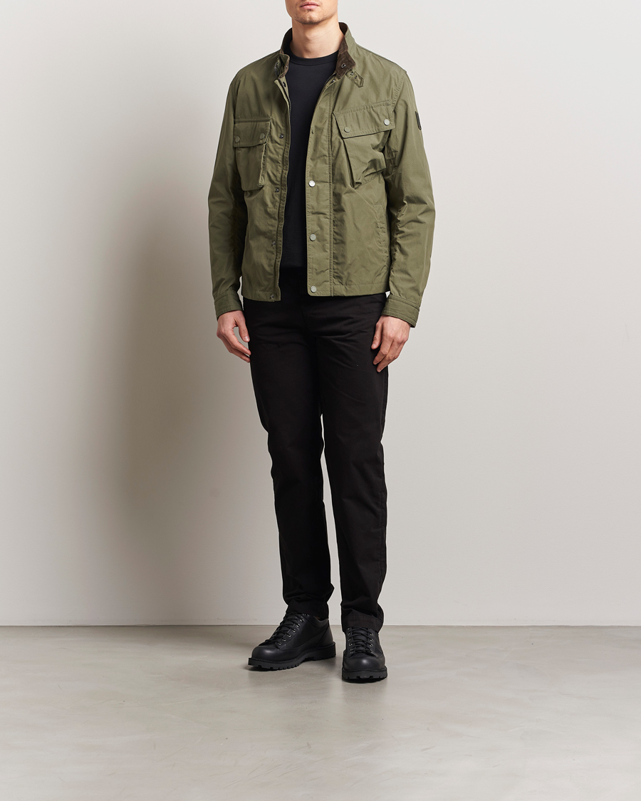 Hombres | Abrigos y chaquetas | Belstaff | Service Racemaster Ripstop Jacket Surplus Green