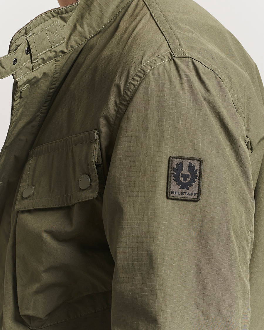 Hombres | Abrigos y chaquetas | Belstaff | Service Racemaster Ripstop Jacket Surplus Green