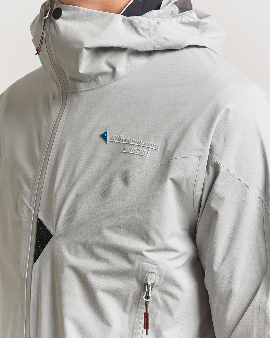 Hombres | Abrigos y chaquetas | Klättermusen | Vingtor Hooded Shell Jacket Moon