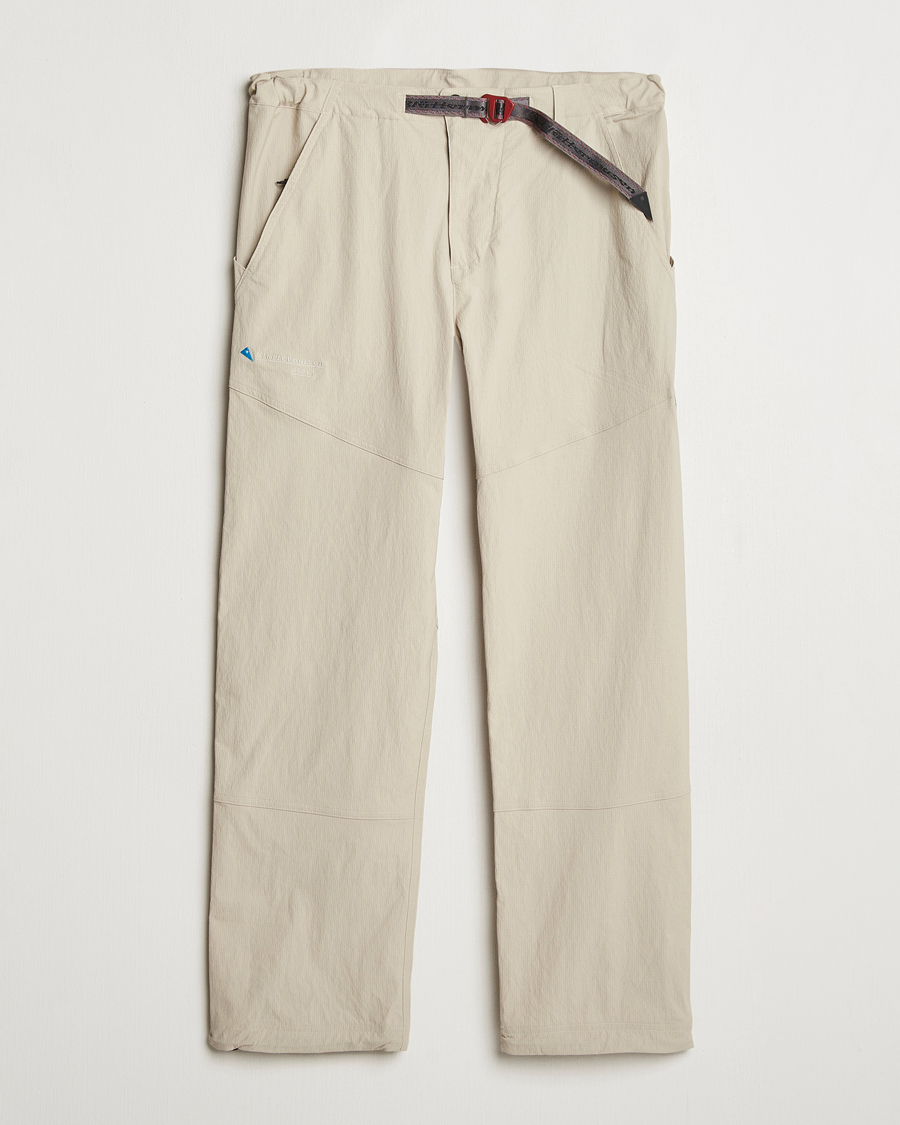 Hombres | Pantalones | Klättermusen | Asar Function Pants Fossil Tan