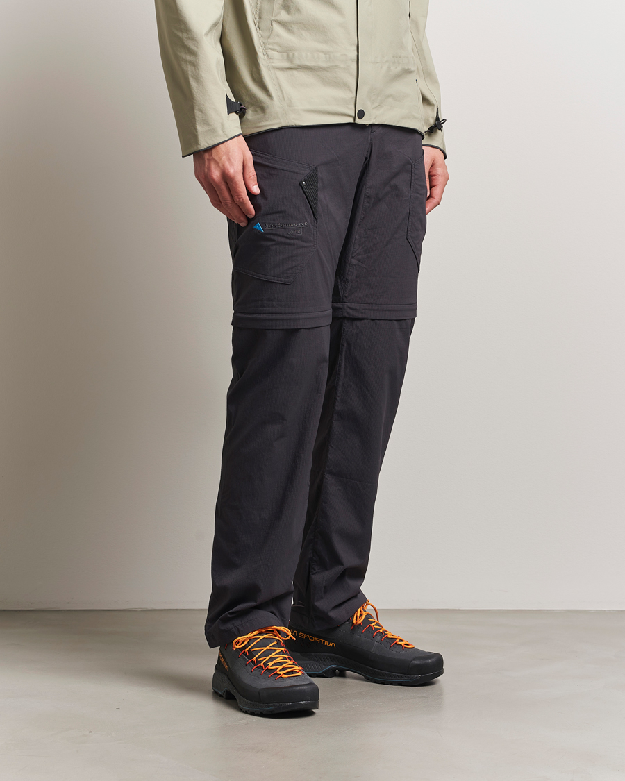 Hombres | Pantalones | Klättermusen | Jorid Zip Off Pants Raven
