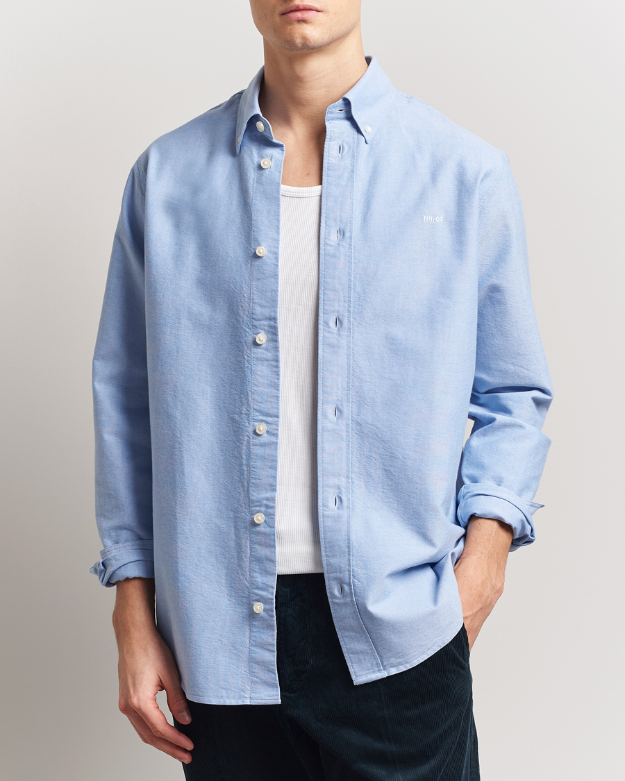 Hombres | Camisas | NN07 | Colby Oxford Shirt Light Blue