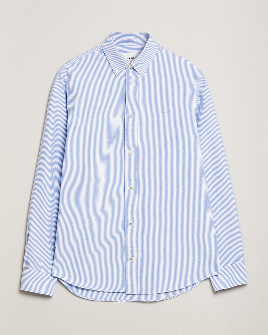 Hombres | Camisas | NN07 | Colby Oxford Shirt Blue/White