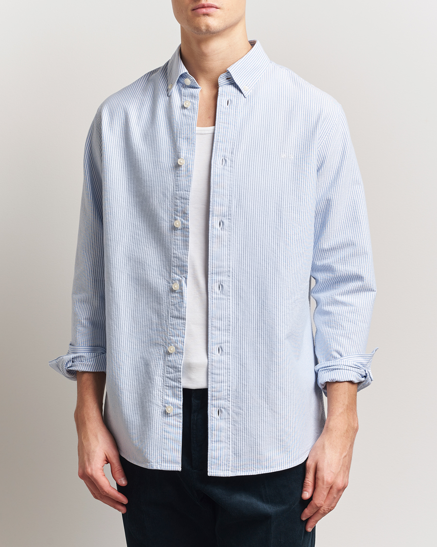 Hombres | Camisas | NN07 | Colby Oxford Shirt Blue/White