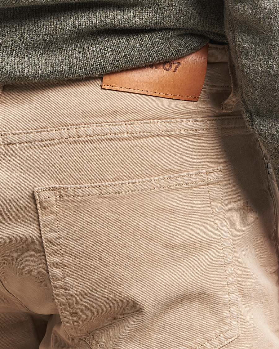 Hombres | Pantalones | NN07 | Tony 5-Pocket Pants Khaki Beige