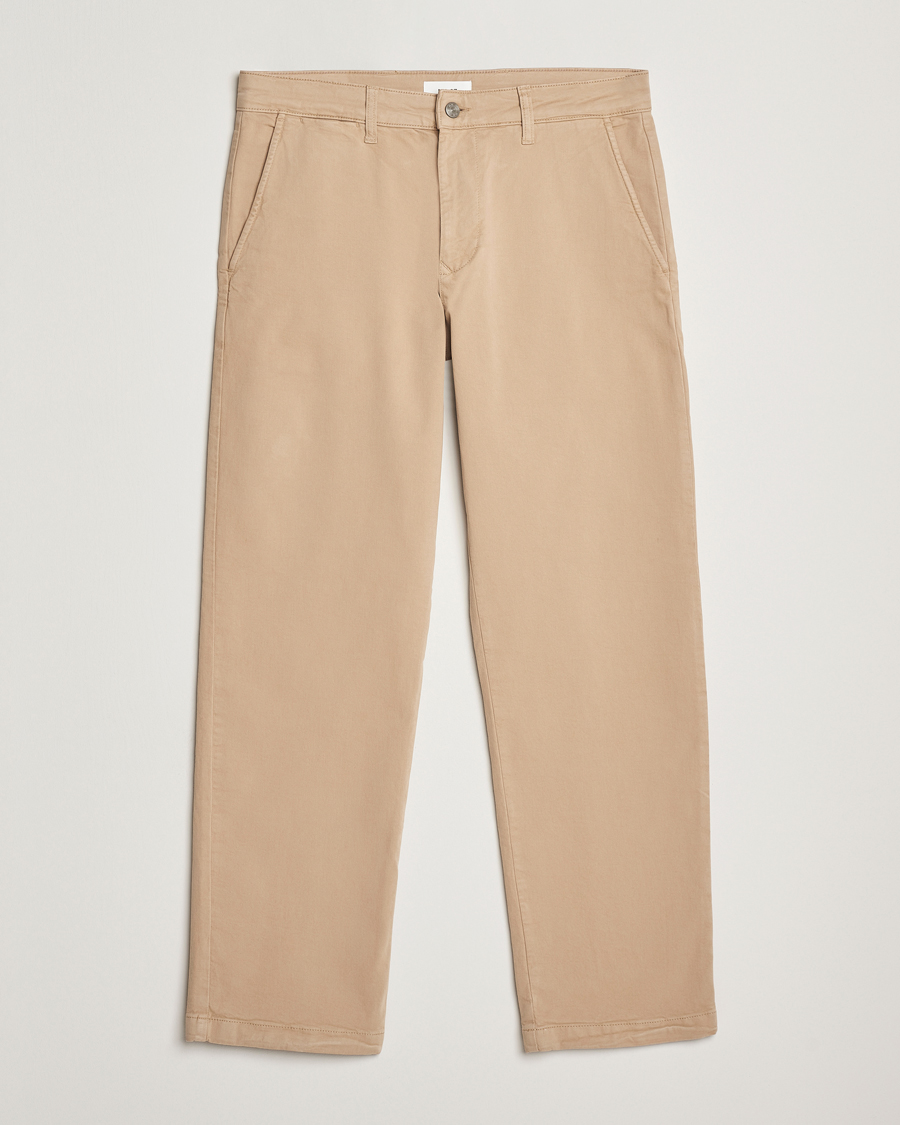 Hombres | Pantalones | NN07 | Aden Regular Fit Chinos Khaki Beige