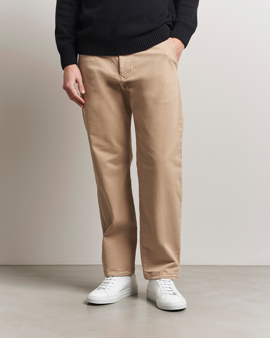 Hombres | Pantalones | NN07 | Aden Regular Fit Chinos Khaki Beige