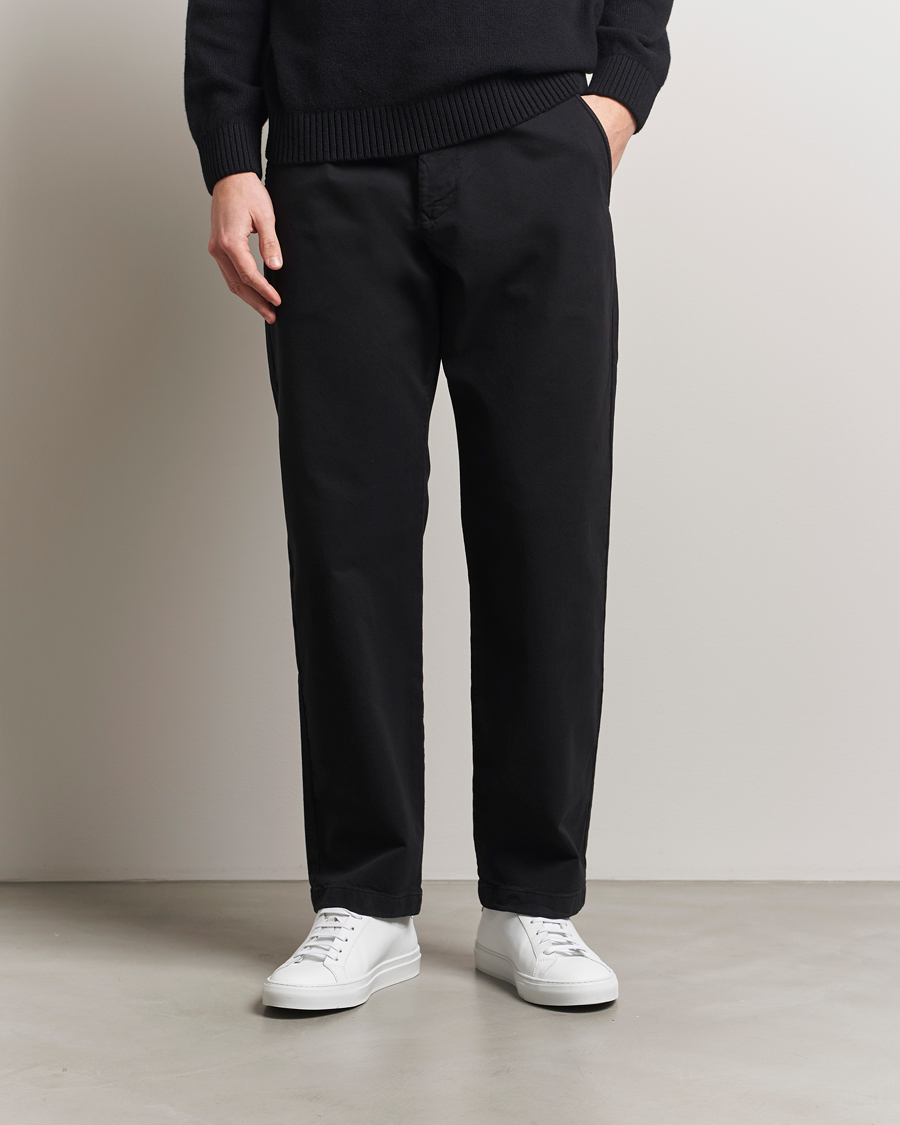 Hombres | Pantalones | NN07 | Aden Regular Fit Chinos Black