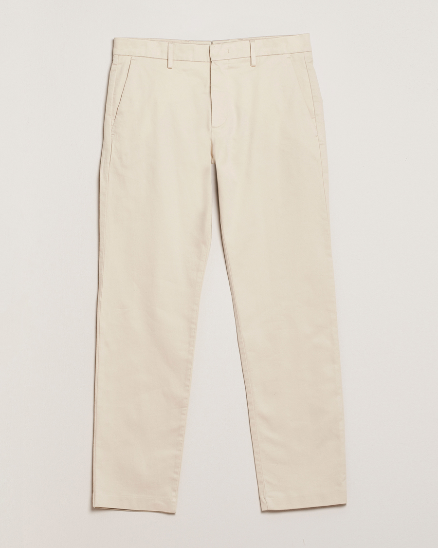 Hombres | Pantalones | NN07 | Theo Regular Fit Stretch Chinos Ivory