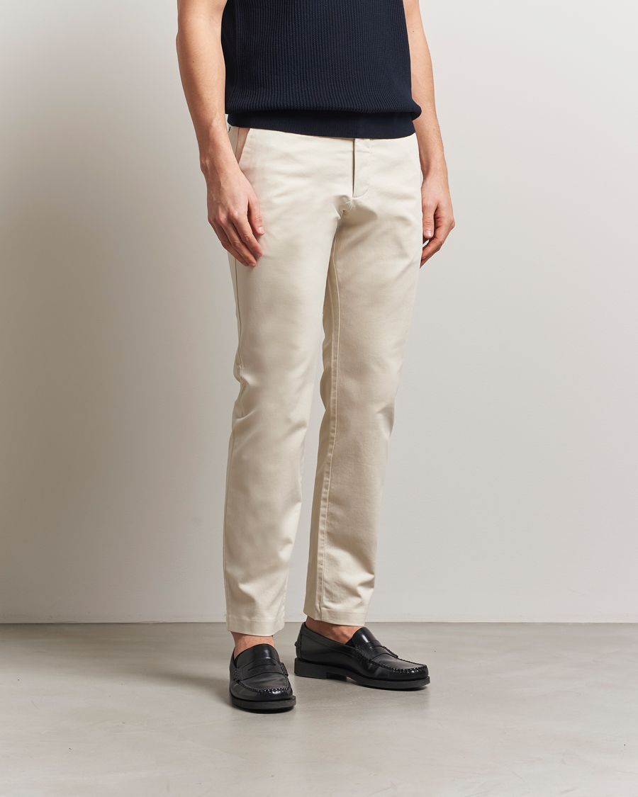 Hombres | Pantalones | NN07 | Theo Regular Fit Stretch Chinos Ivory