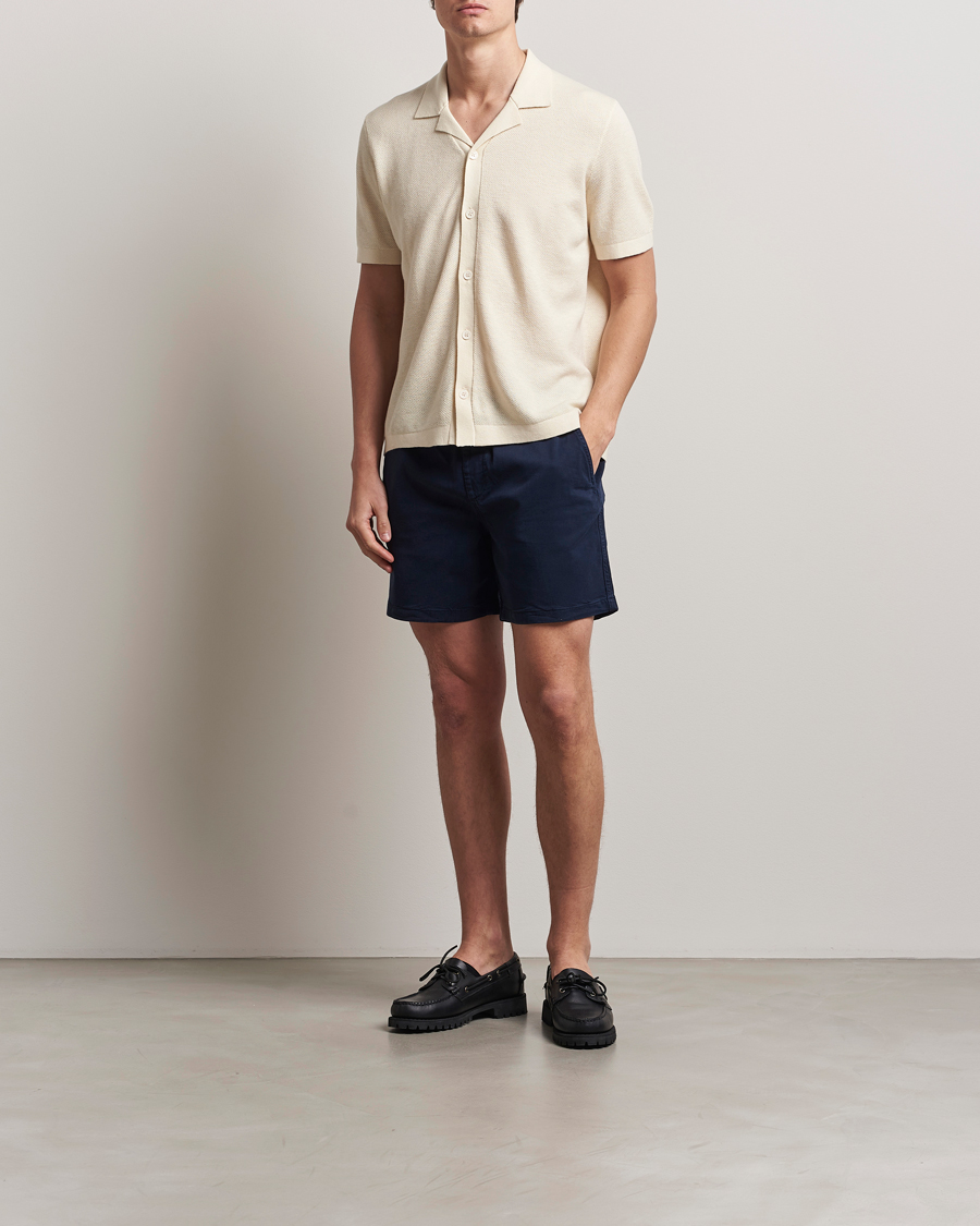 Hombres | Pantalones cortos | NN07 | Gregor Drawstring Shorts Navy Blue