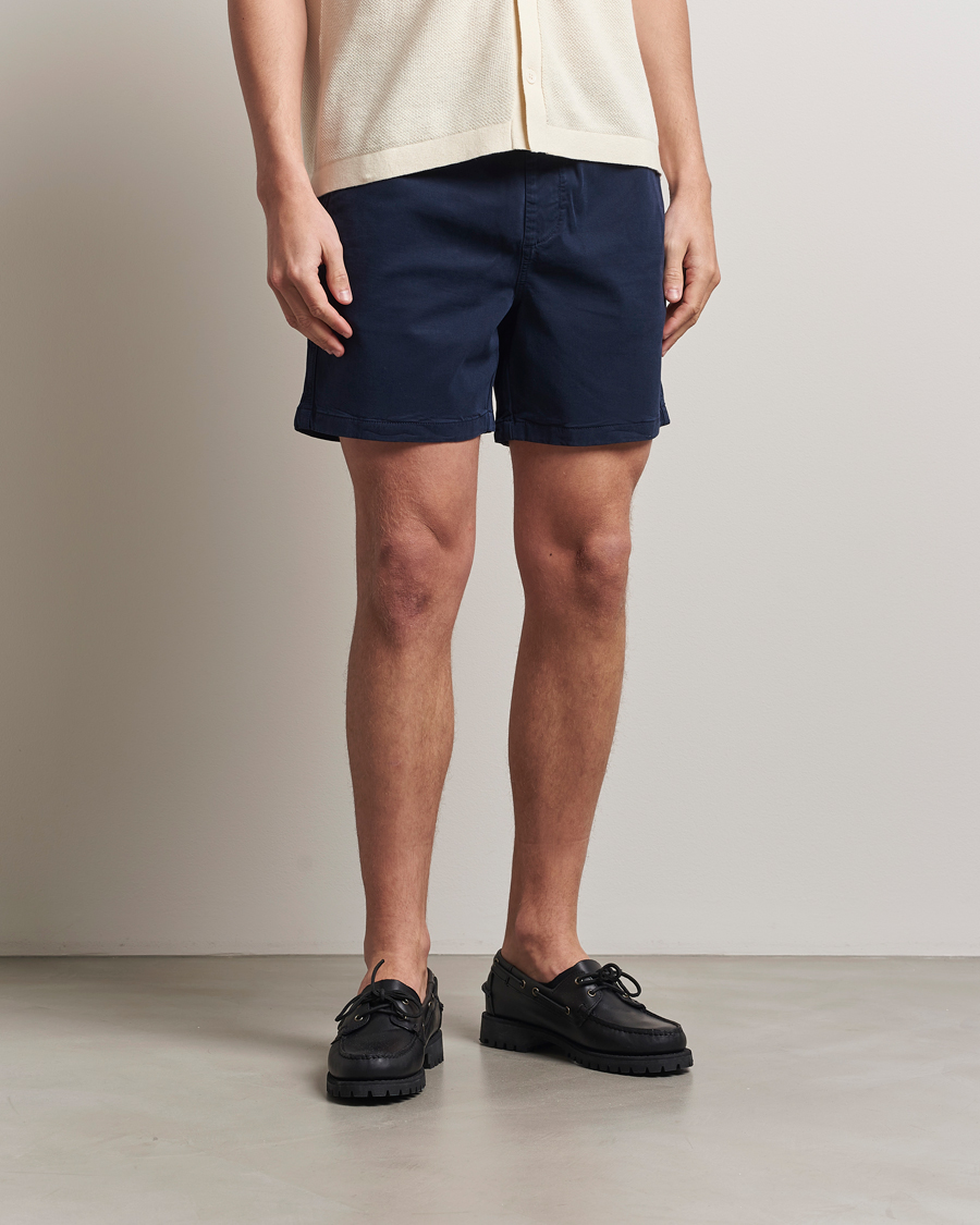 Hombres | Pantalones cortos | NN07 | Gregor Drawstring Shorts Navy Blue