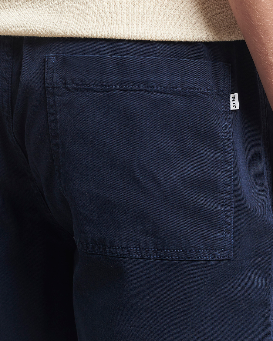 Hombres | Pantalones cortos | NN07 | Gregor Drawstring Shorts Navy Blue
