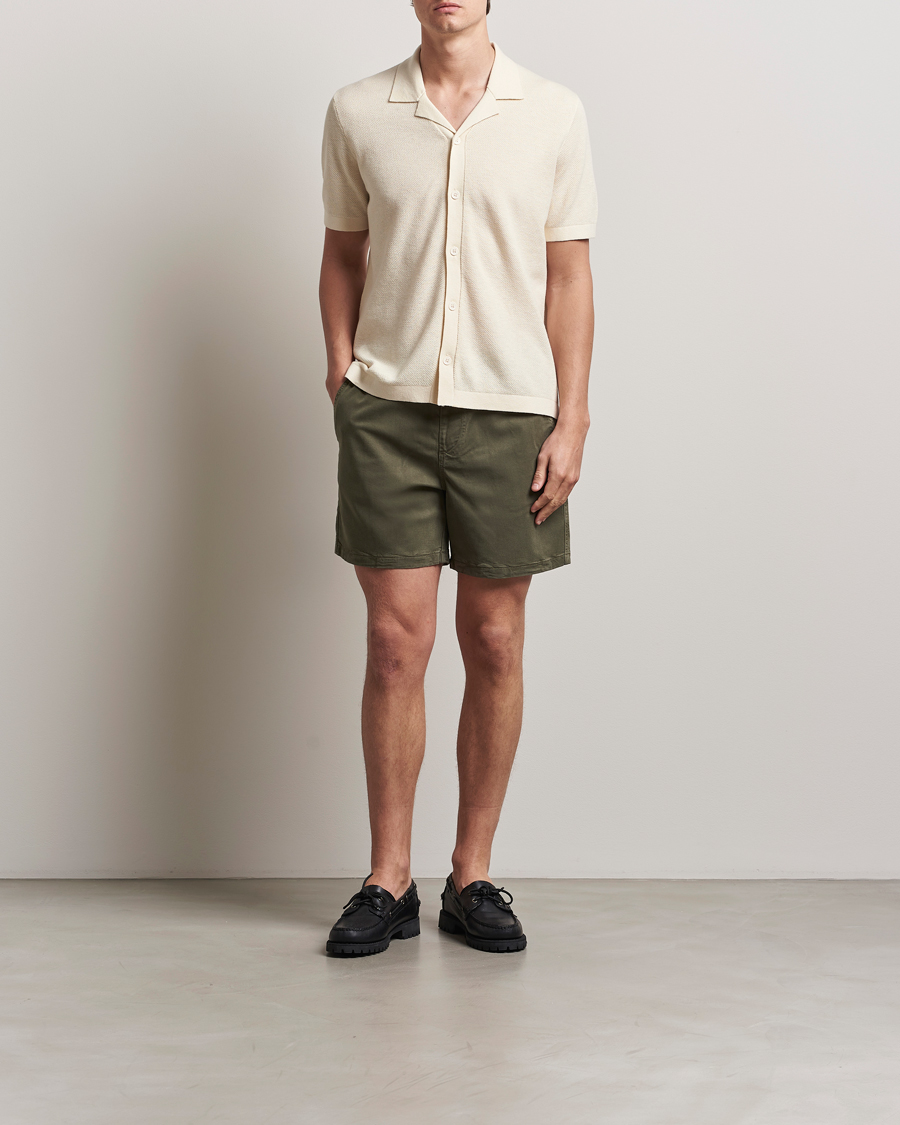 Hombres | Pantalones cortos | NN07 | Gregor Drawstring Shorts Capers Green