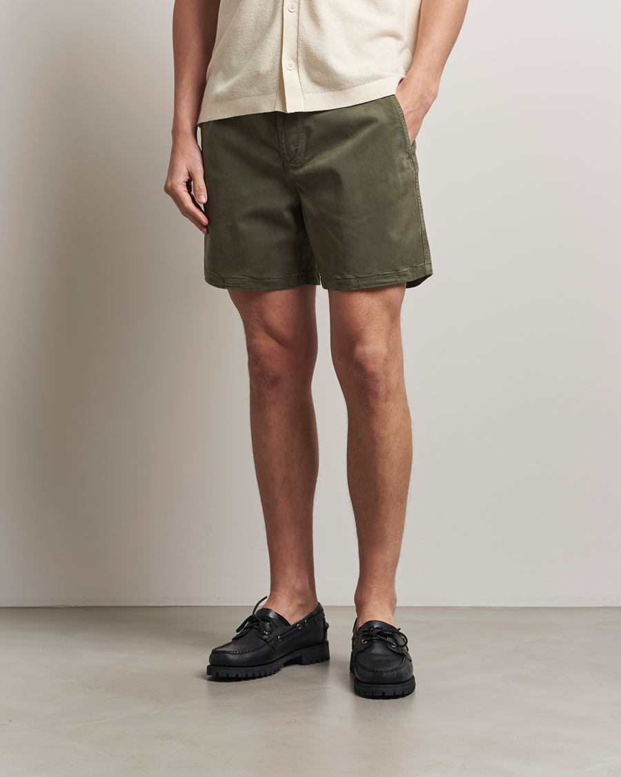 Hombres | Pantalones cortos | NN07 | Gregor Drawstring Shorts Capers Green