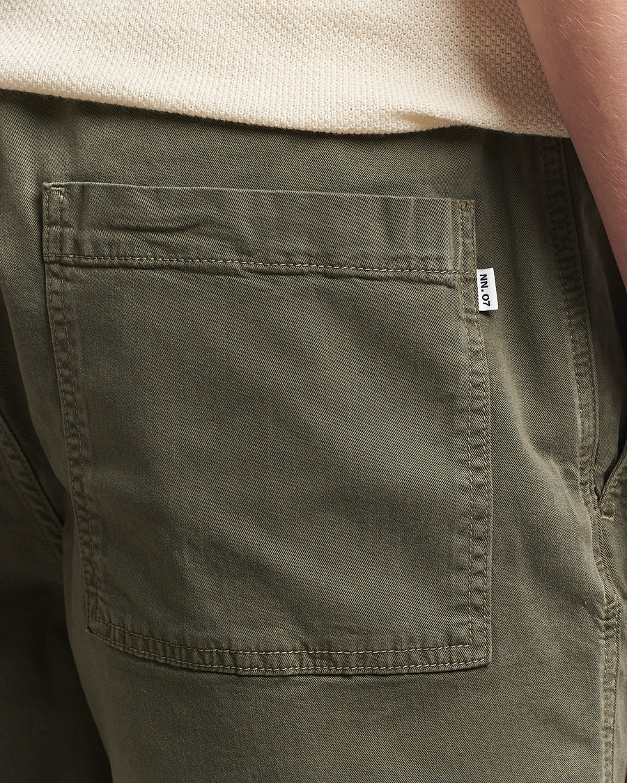 Hombres | Pantalones cortos | NN07 | Gregor Drawstring Shorts Capers Green