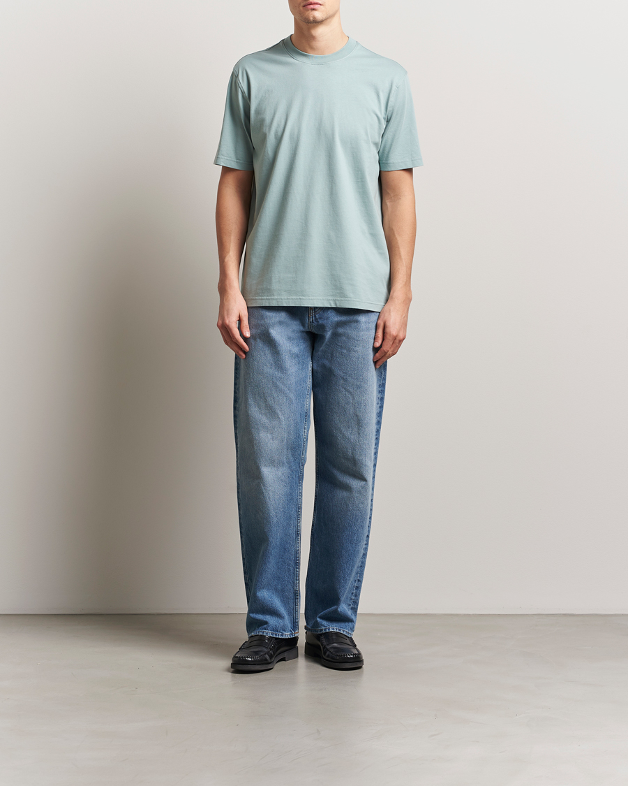 Hombres | Camisetas | NN07 | Adam Pima Crew Neck T-Shirt Steely Blue