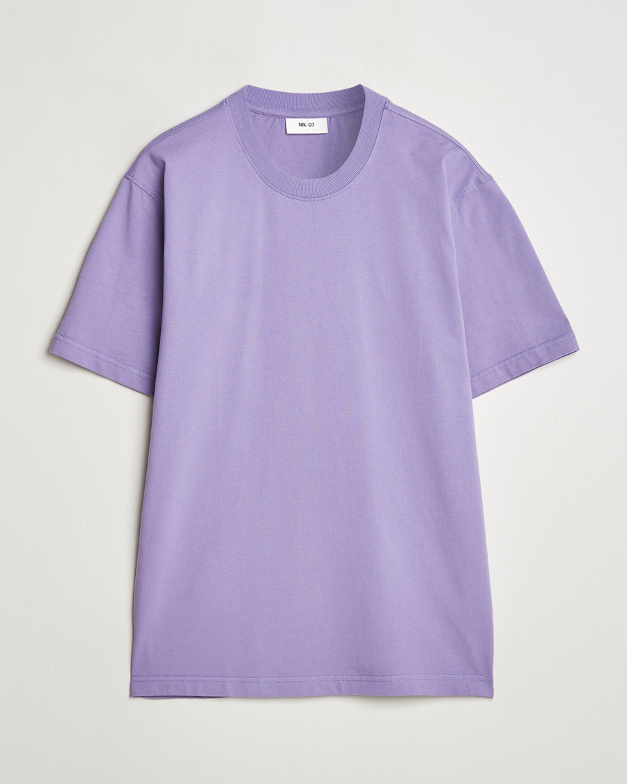 Hombres | Camisetas | NN07 | Adam Pima Crew Neck T-Shirt Violette