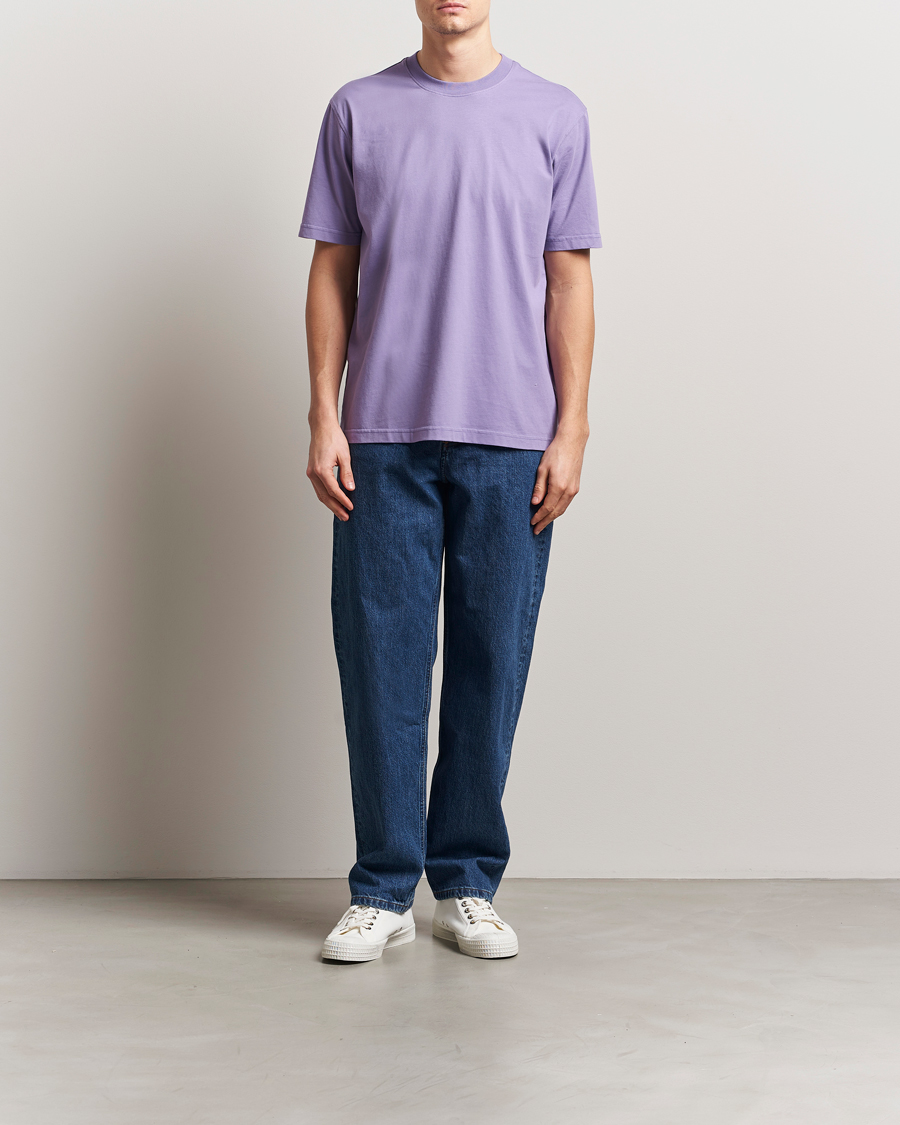 Hombres | Camisetas | NN07 | Adam Pima Crew Neck T-Shirt Violette
