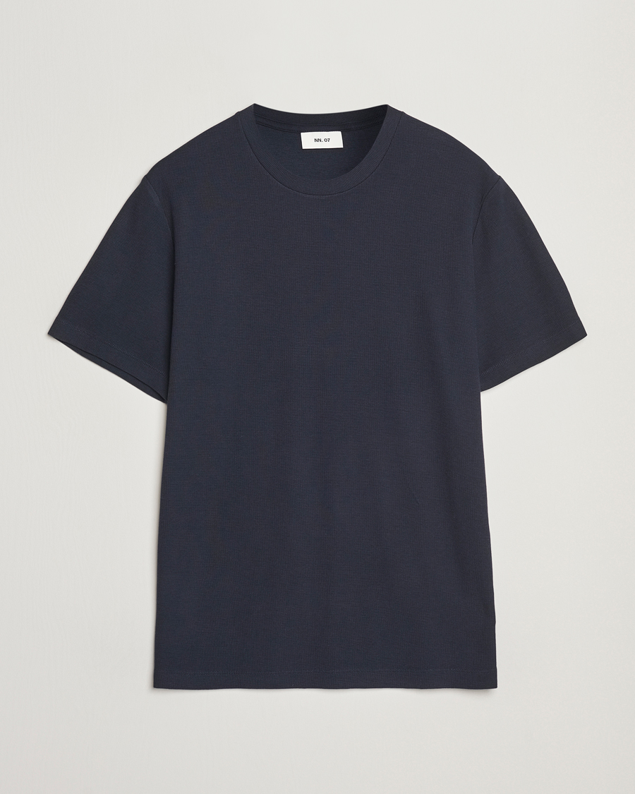 Hombres | Camisetas | NN07 | Clive Crew Neck T-Shirt Navy Blue